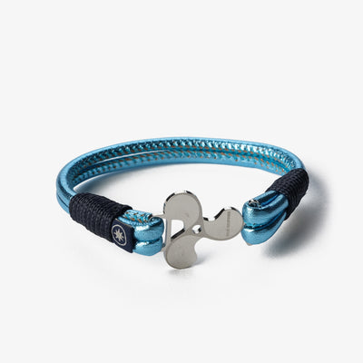 Sea Breeze Metallic Nappa Leather Bracelet