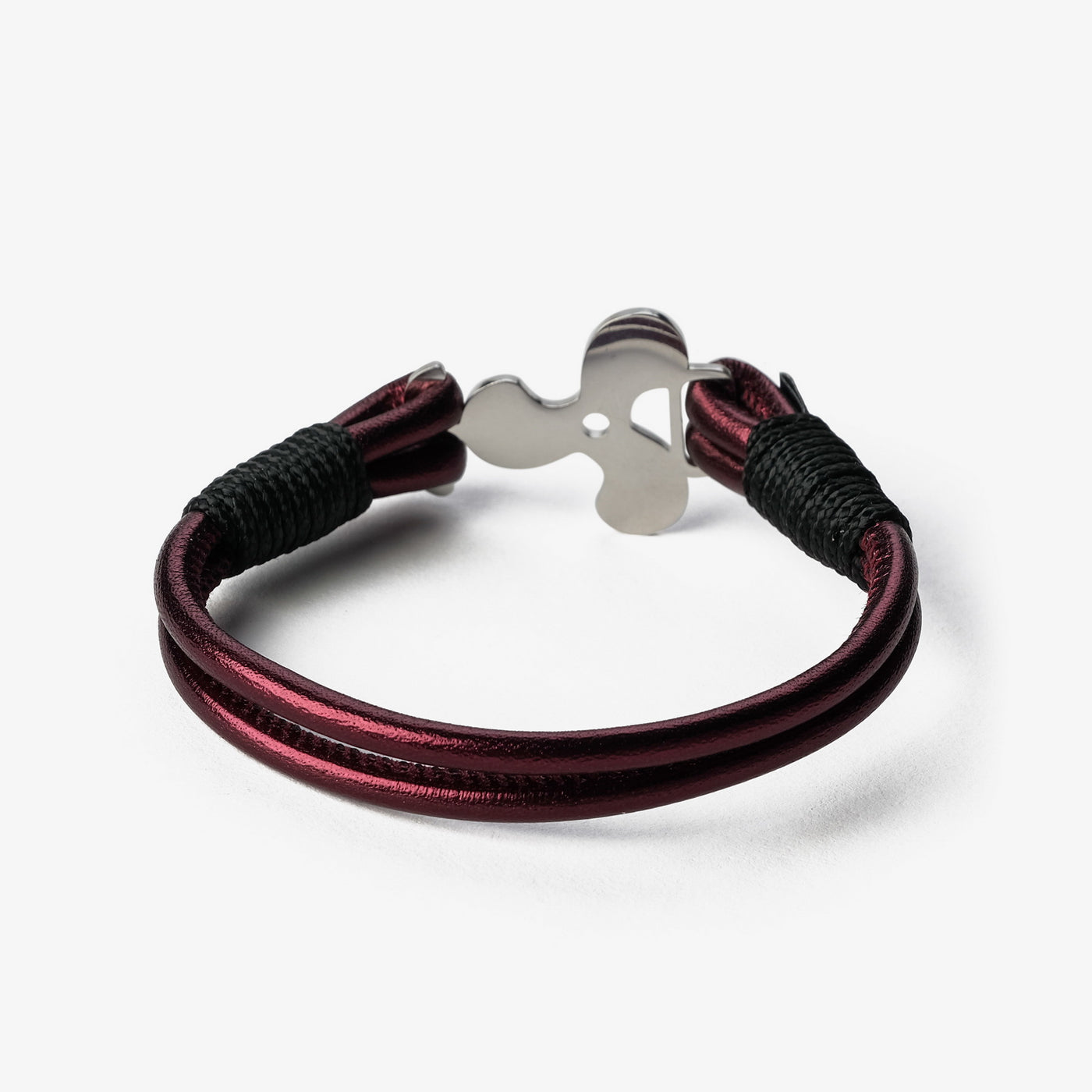 Crimson Tide Metallic Nappa Leather Bracelet