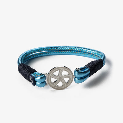 Sea Breeze Metallic Nappa Leather Bracelet