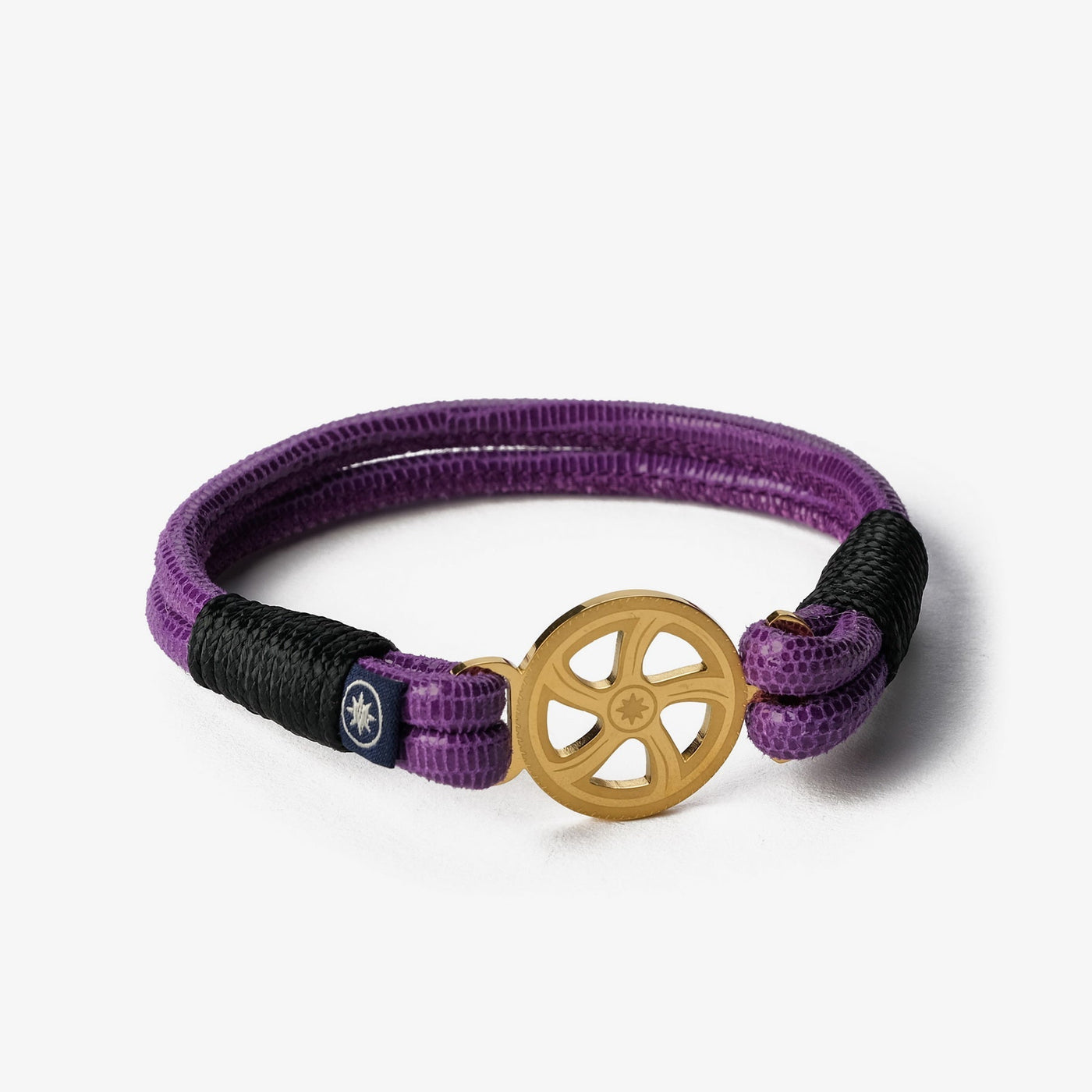 Violet Horizon Nappa Leather Bracelet