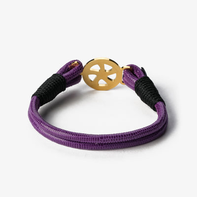 Violet Horizon Nappa Leather Bracelet