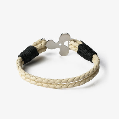 Sea Spray Braided Nappa Leather Bracelet