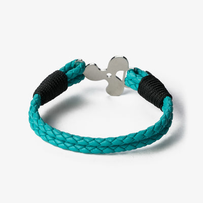 Ocean's Serenade Braided Nappa Leather Bracelet