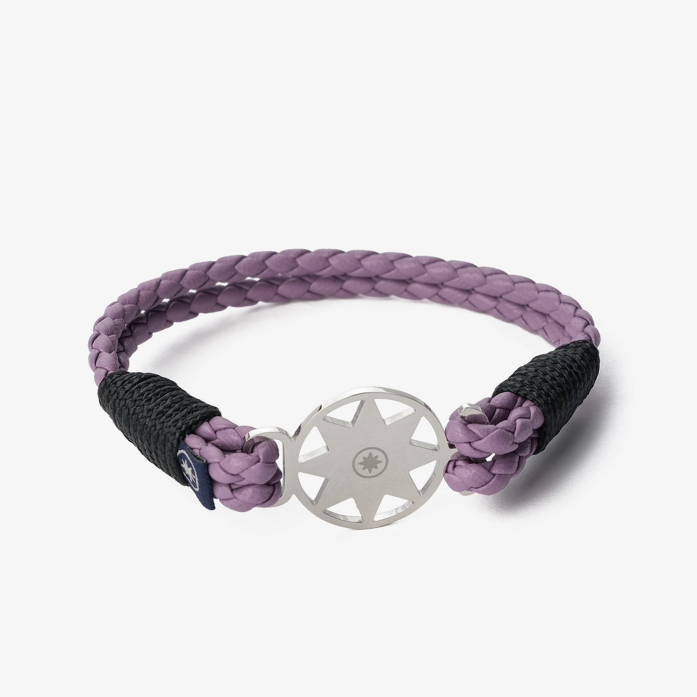 Lavender Twilight Braided Nappa Leather Bracelet