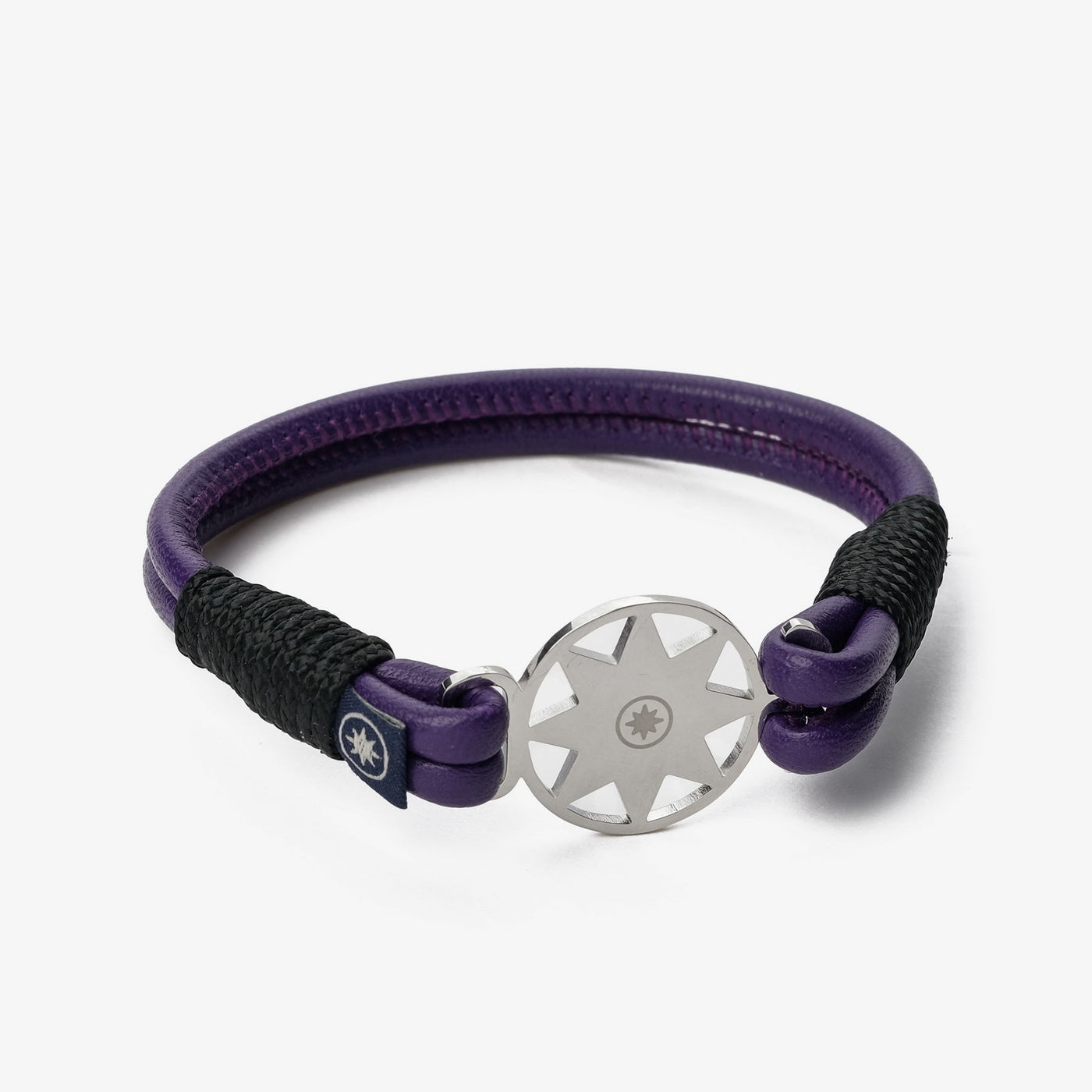 Royal Amethyst Nappa Leather Bracelet