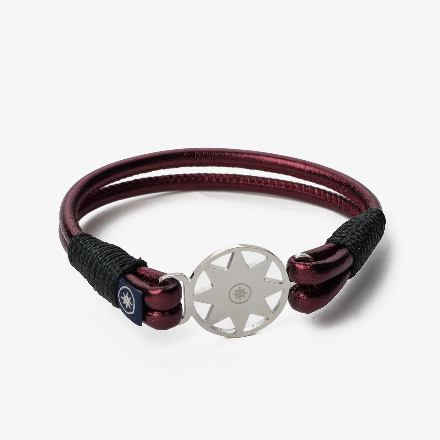 Crimson Tide Metallic Nappa Leather Bracelet