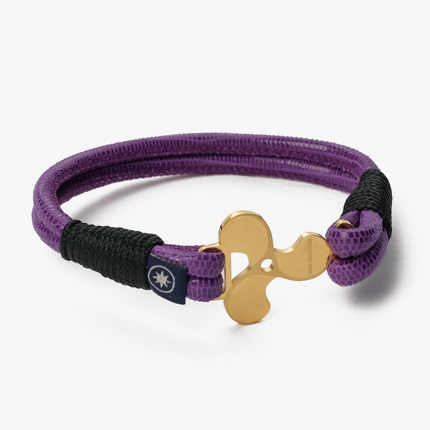 Violet Horizon Nappa Leather Bracelet