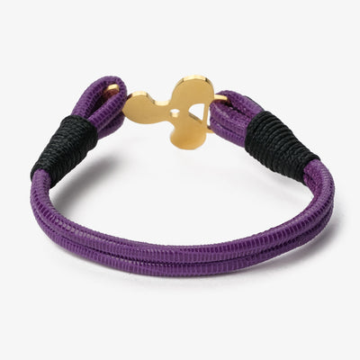 Violet Horizon Nappa Leather Bracelet