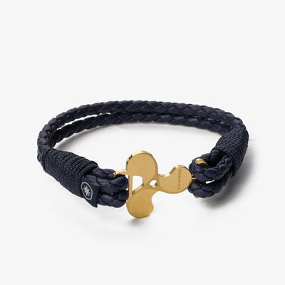 Sea Braided Nappa Leather Bracelet