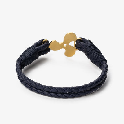 Sea Braided Nappa Leather Bracelet