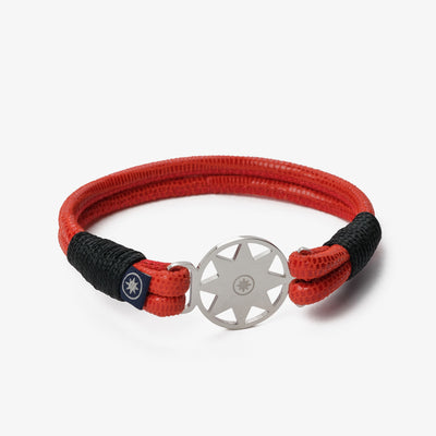 Red Lizzard Nappa Leather Bracelet