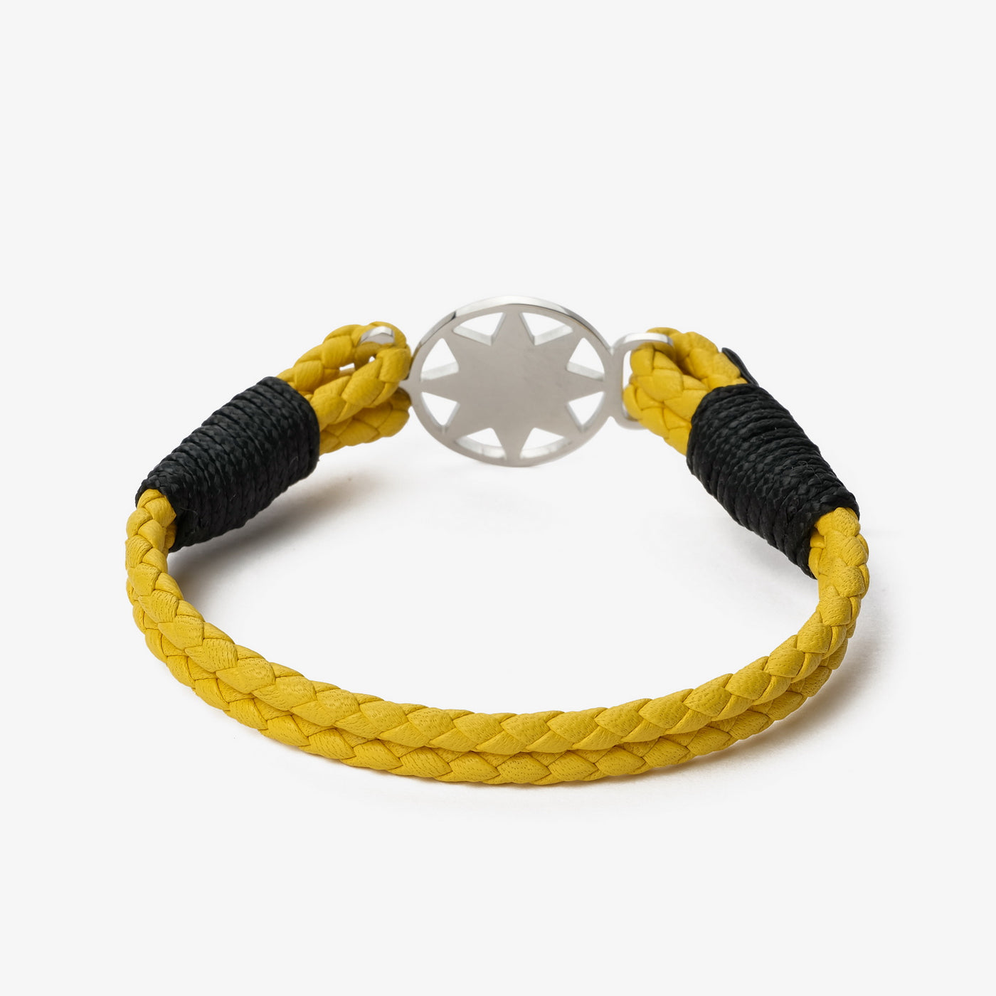 Sunburst Braided Nappa Leather Bracelet