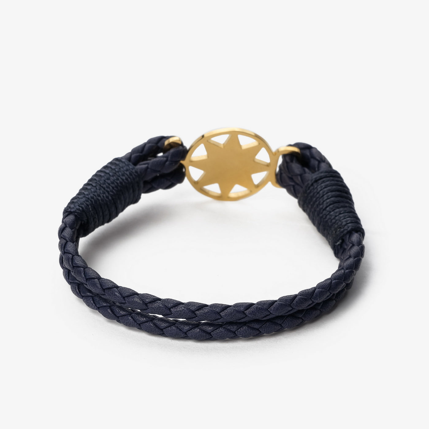 Sea Braided Nappa Leather Bracelet