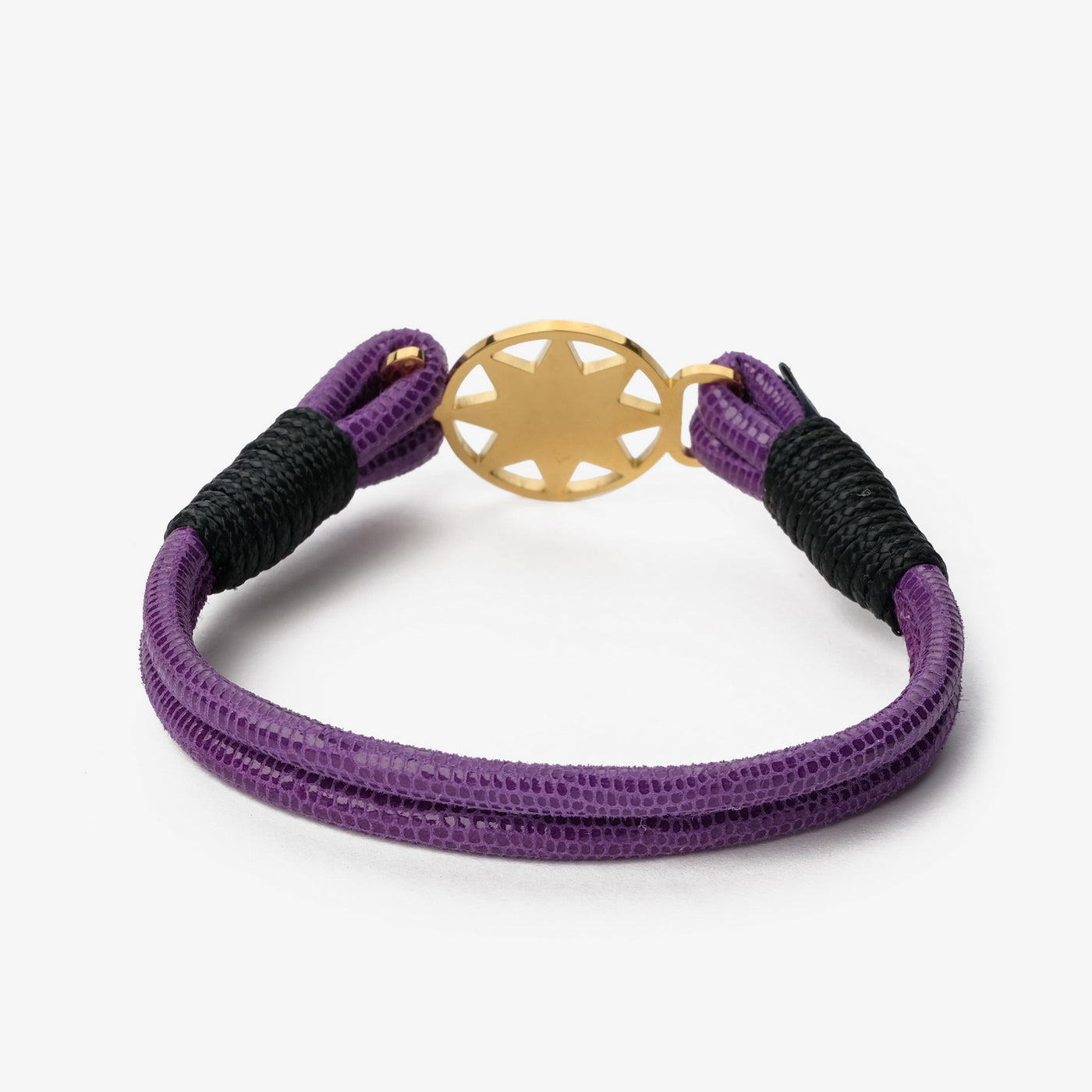 Violet Horizon Nappa Leather Bracelet