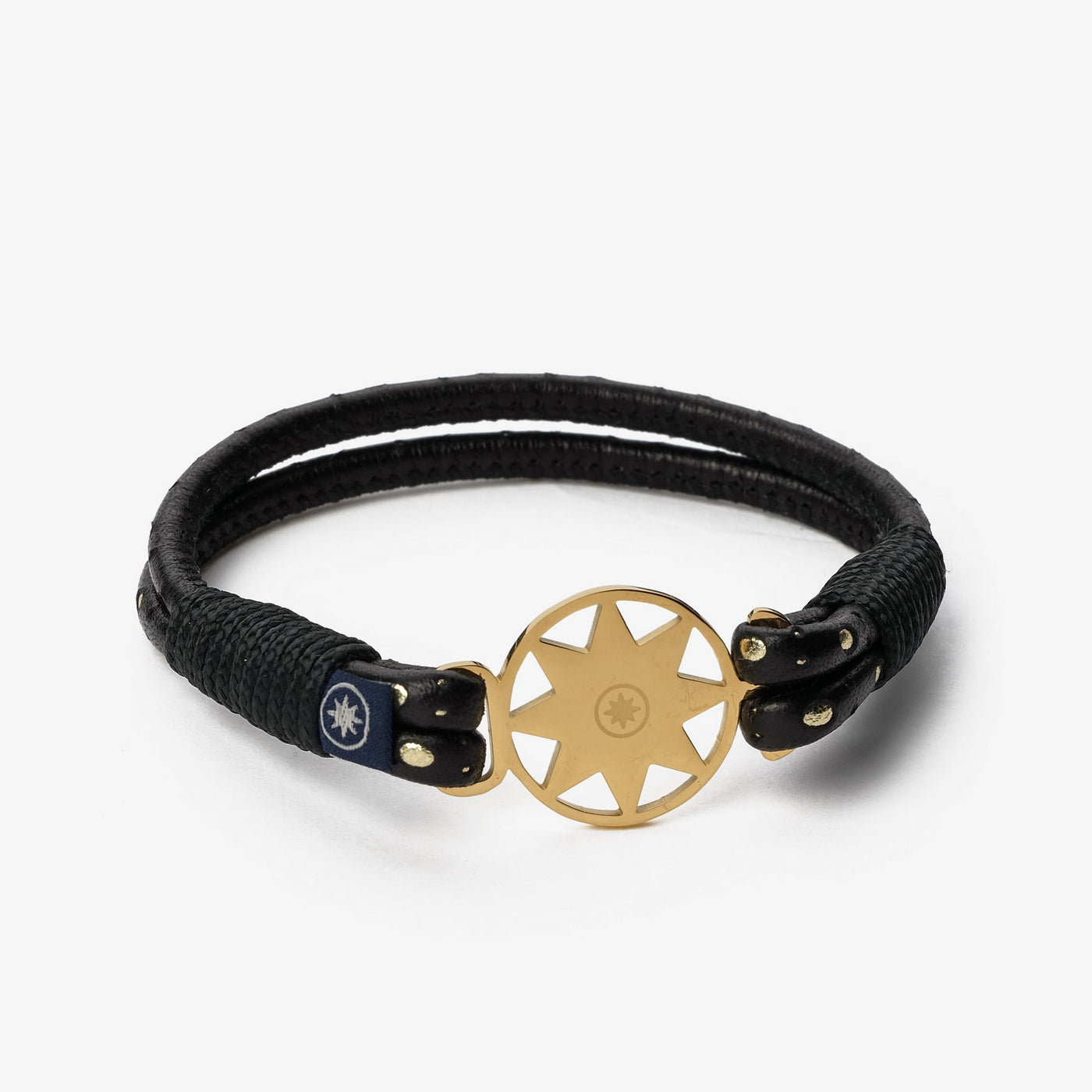 Luxe Anchor Intarsio Nappa Leather Bracelet