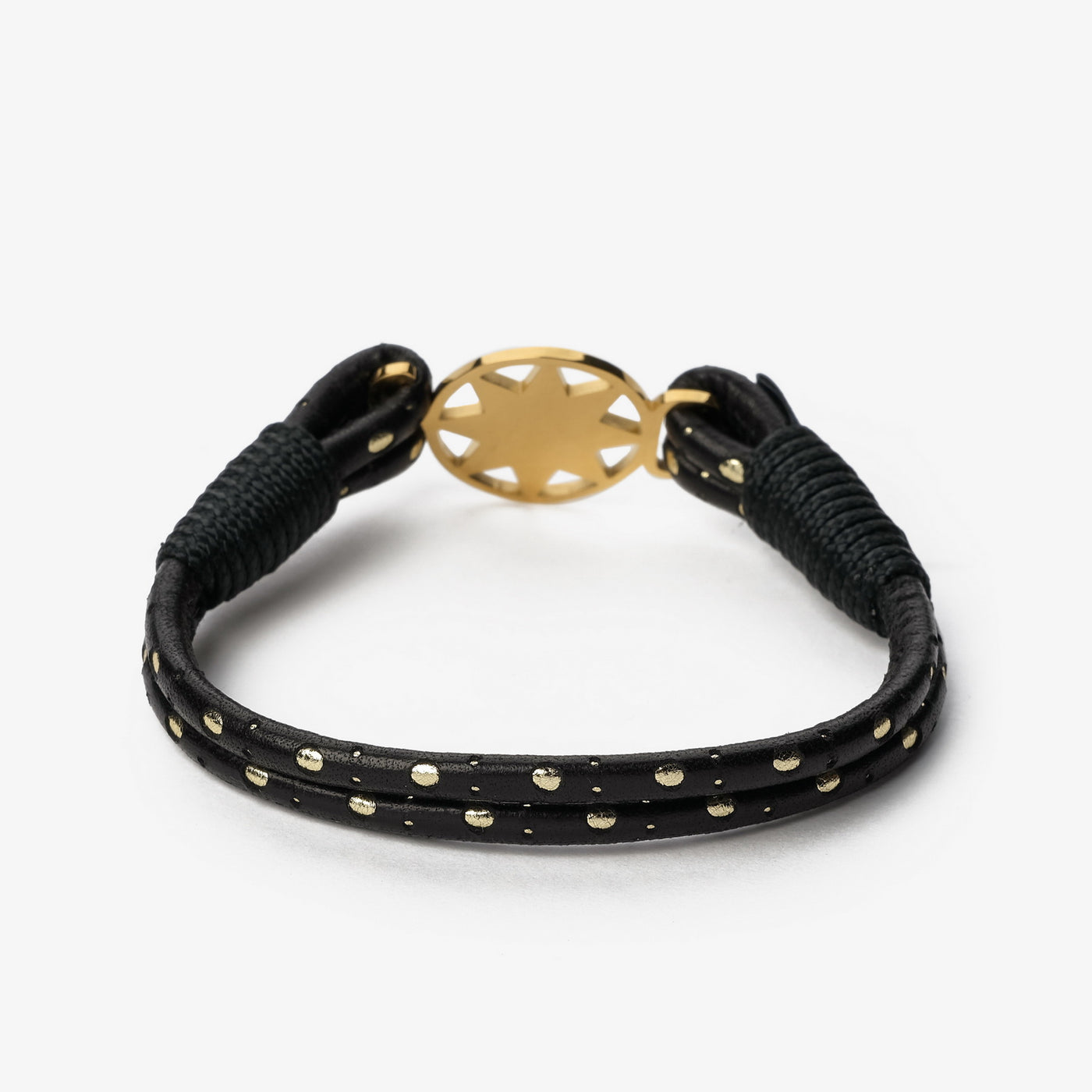 Luxe Anchor Intarsio Nappa Leather Bracelet