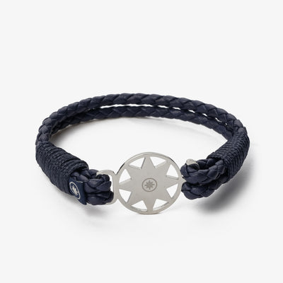 Deep Sea Braided Nappa Leather Bracelet