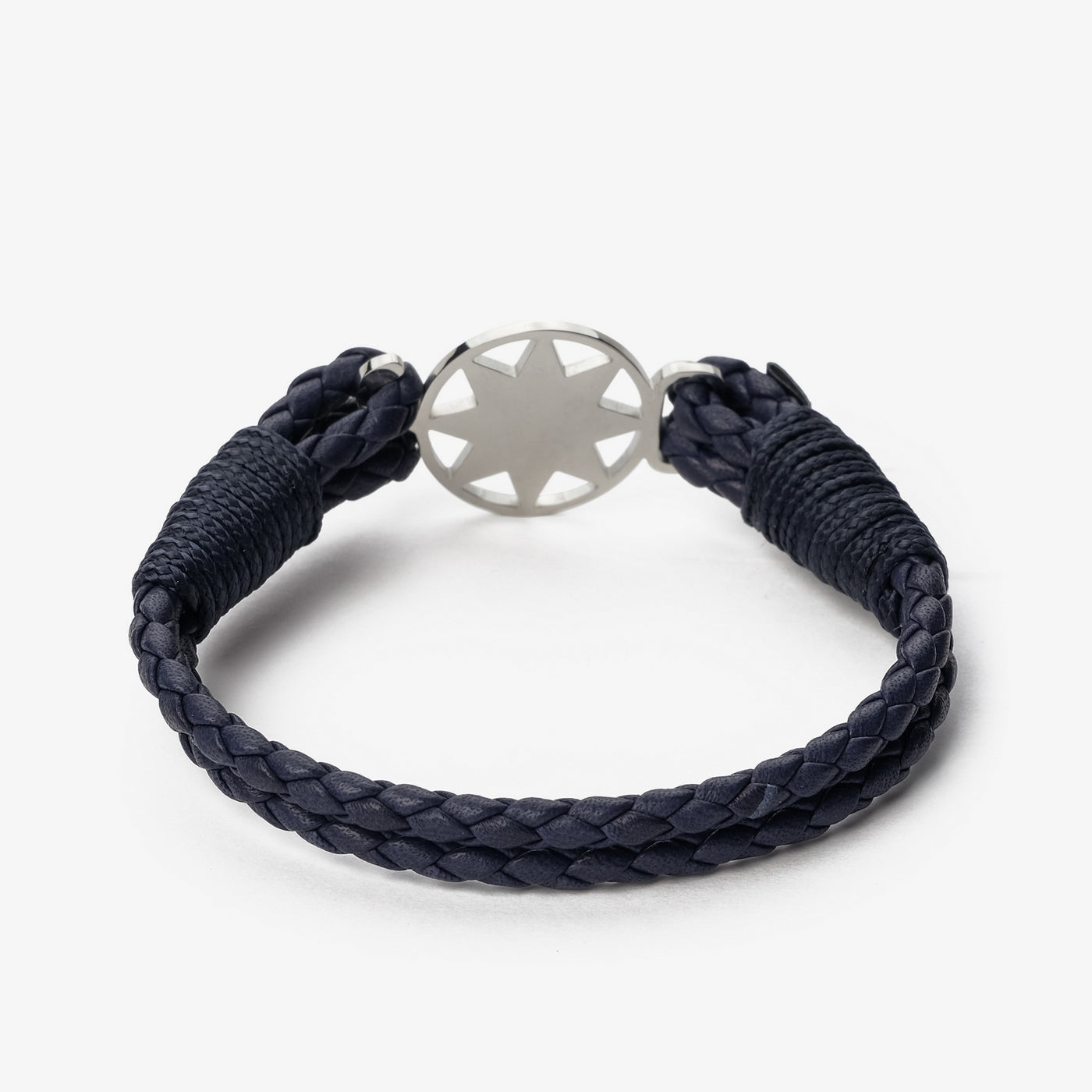 Deep Sea Braided Nappa Leather Bracelet