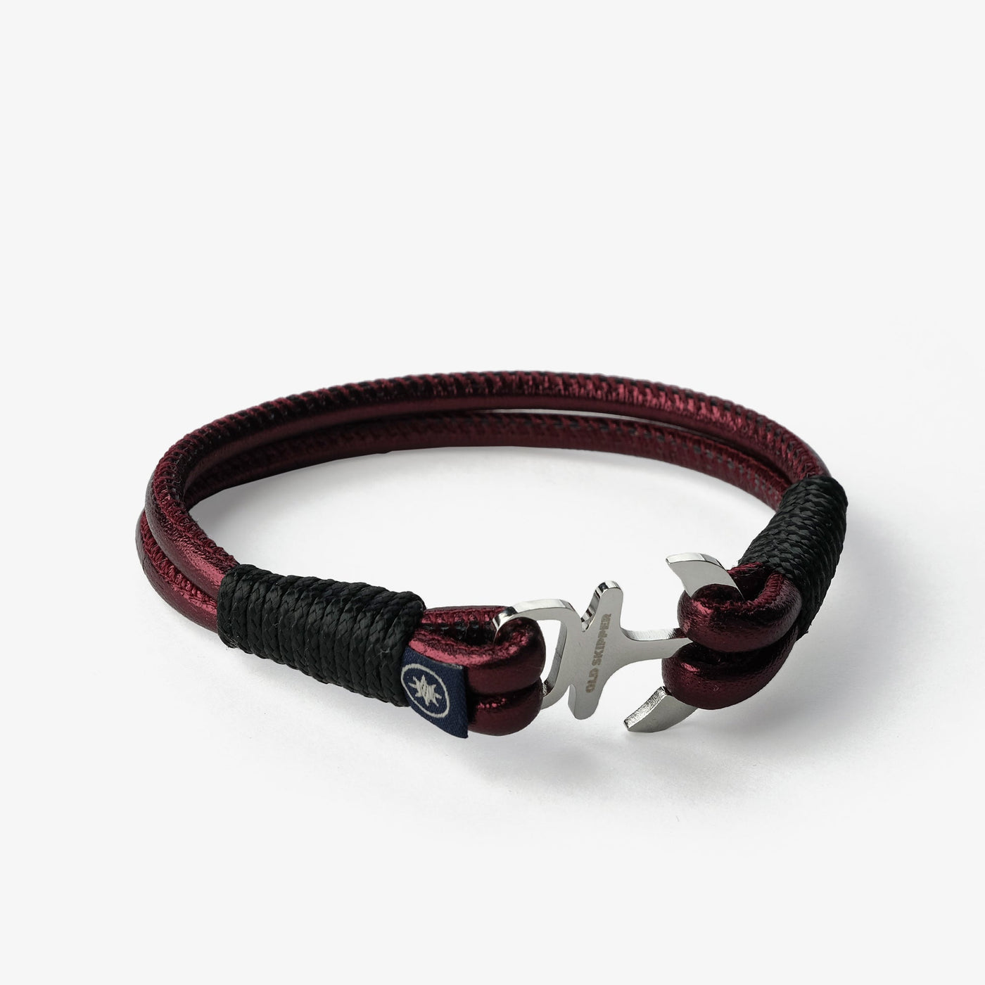 Crimson Tide Metallic Nappa Leather Bracelet