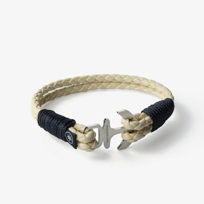 Sea Spray Braided Nappa Leather Bracelet