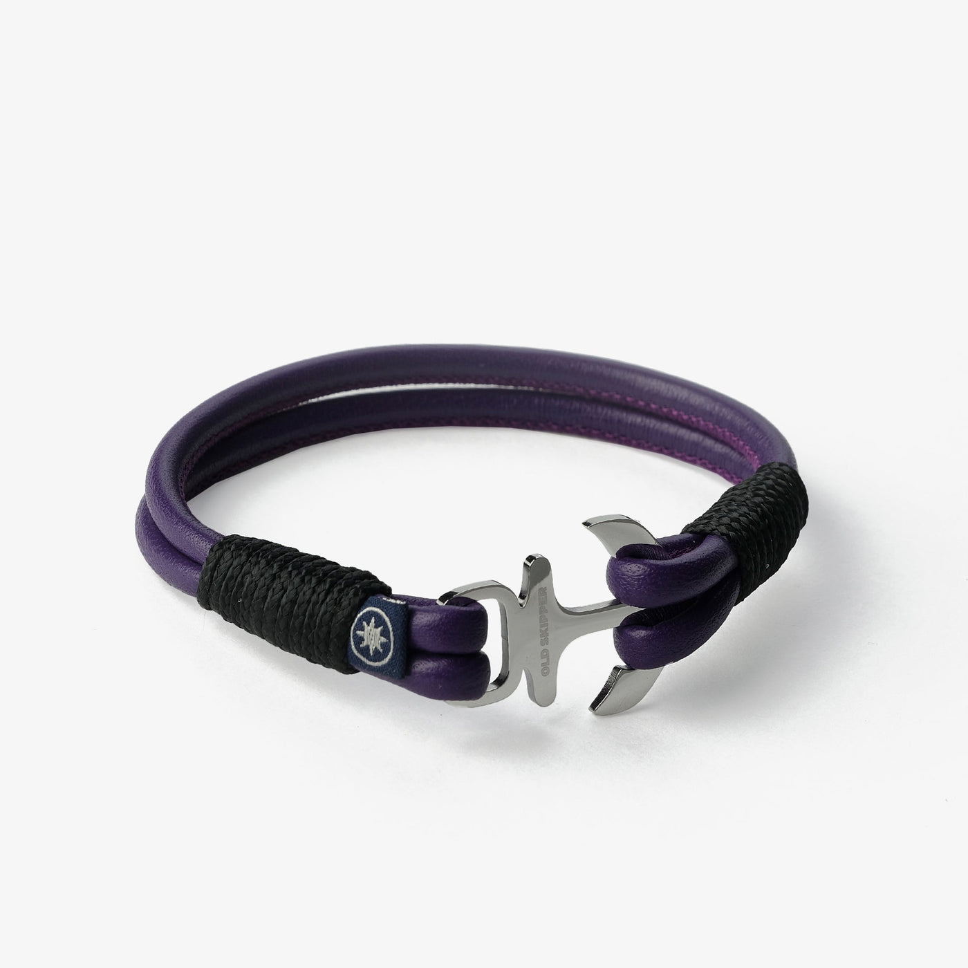 Royal Amethyst Nappa Leather Bracelet