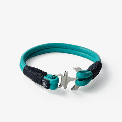 Turquoise Seas Nappa Leather Bracelet