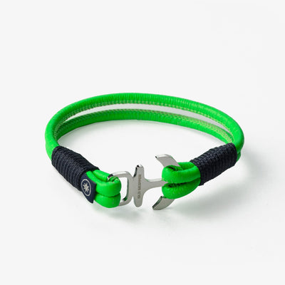 Neon Wave Nappa Leather Bracelet