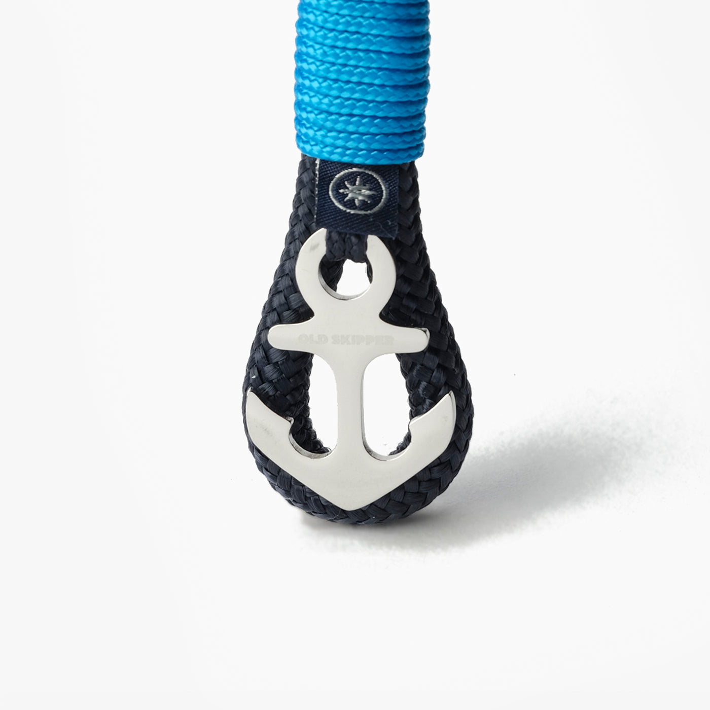 Nautical Rope Keychain Blue Knot