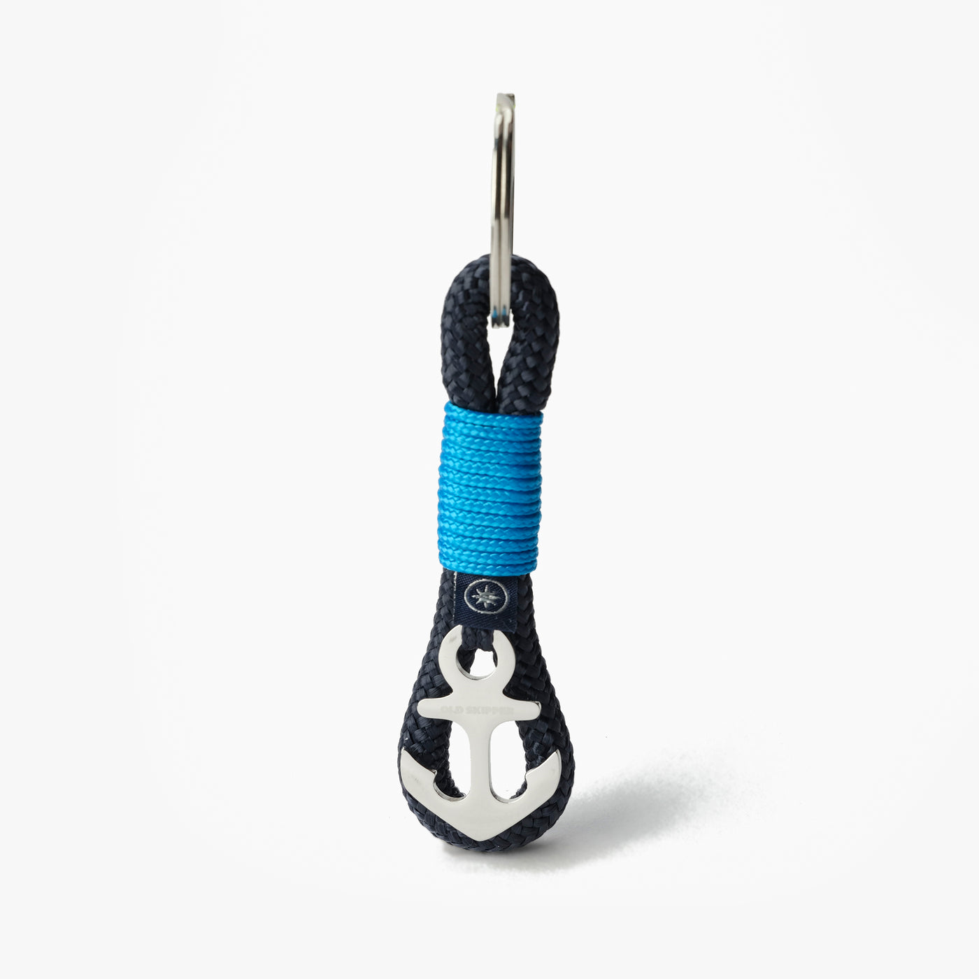 Nautical Rope Keychain Blue Knot