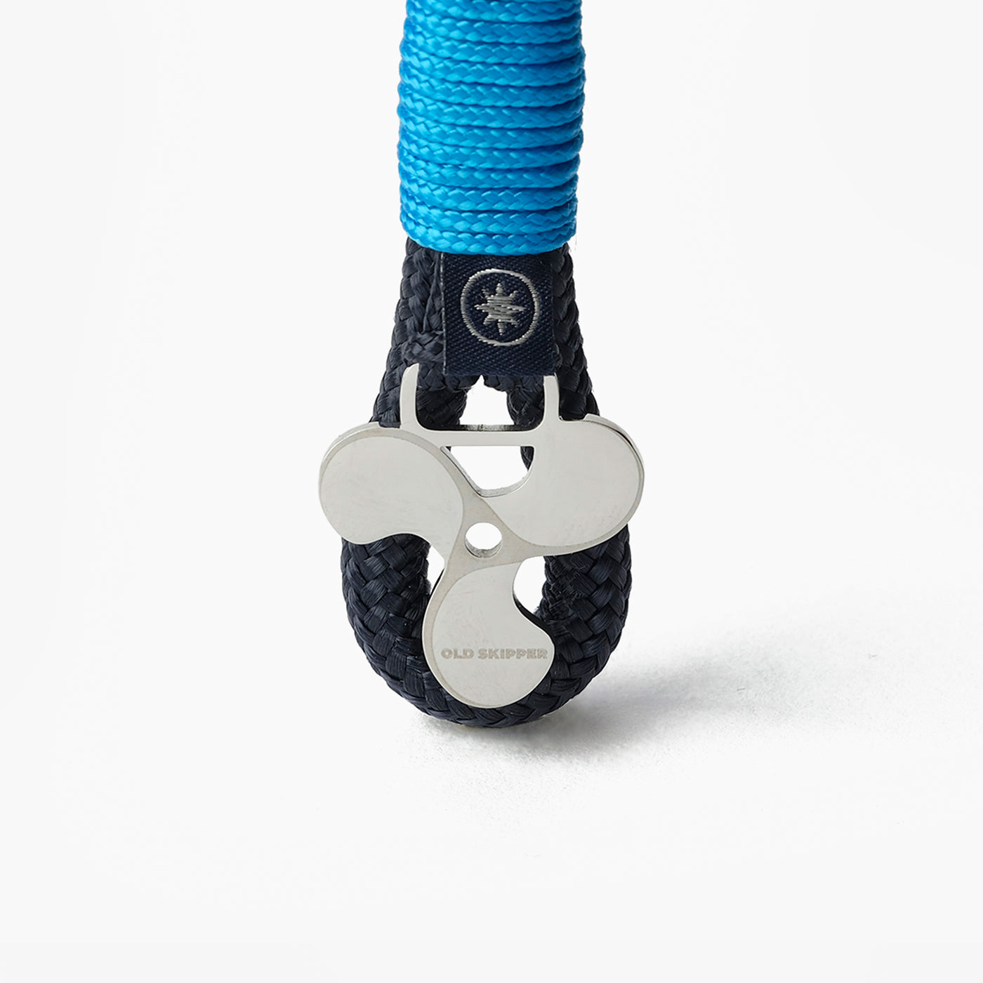 Nautical Rope Keychain Blue Knot