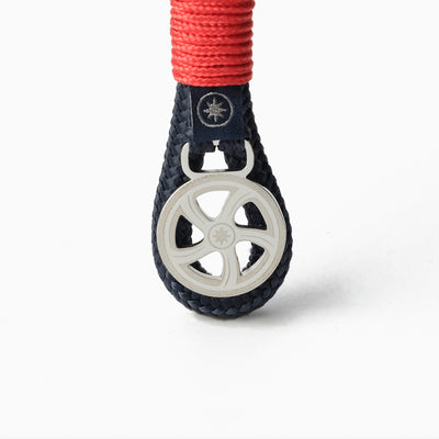 Nautical Rope Keychain Red Knot