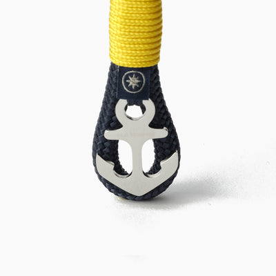 Nautical Rope Keychain Yellow Knot
