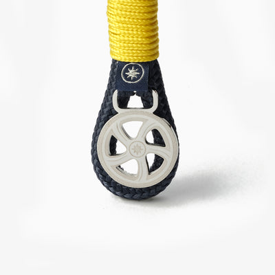 Nautical Rope Keychain Yellow Knot