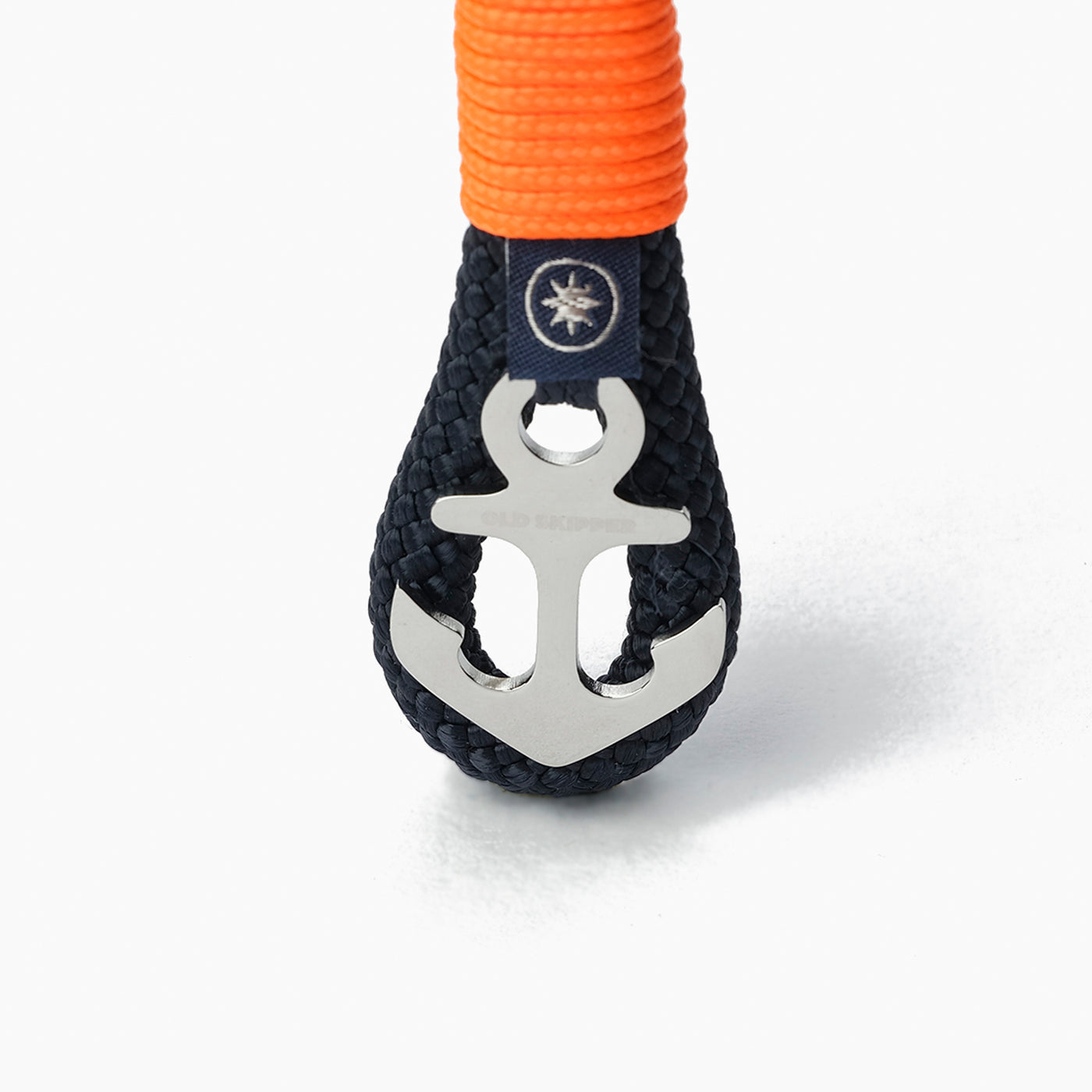 Nautical Rope Keychain Orange Knot