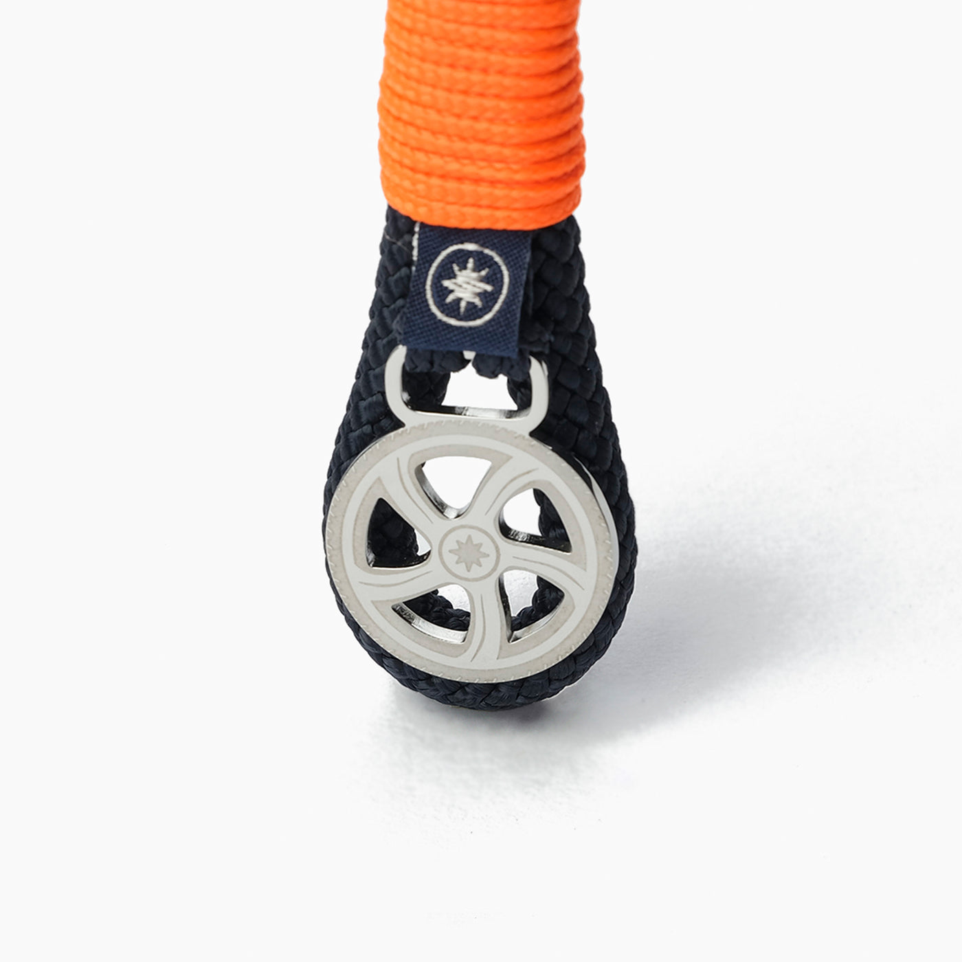 Nautical Rope Keychain Orange Knot