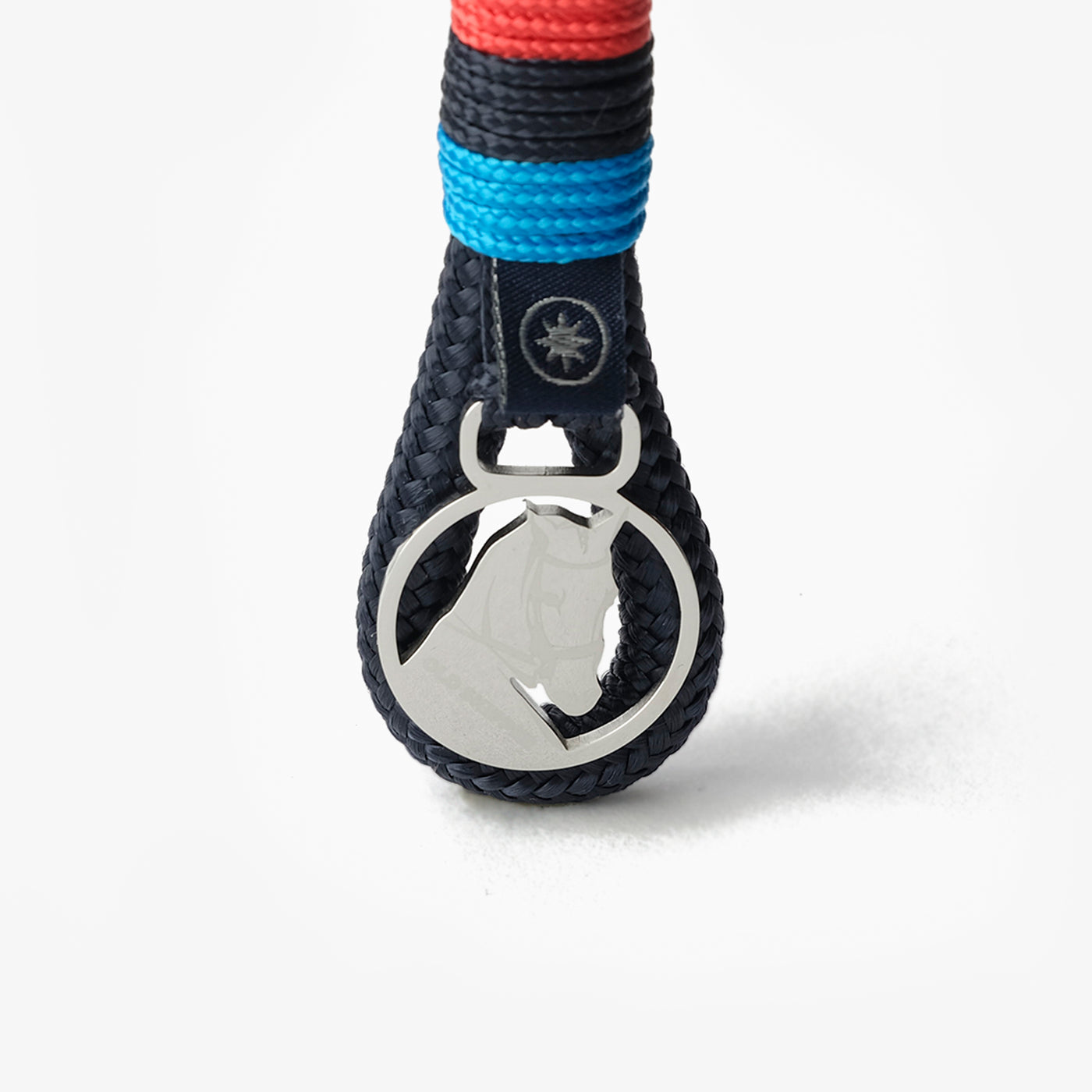 Seafarer's Tricolor Nautical Rope Keychain