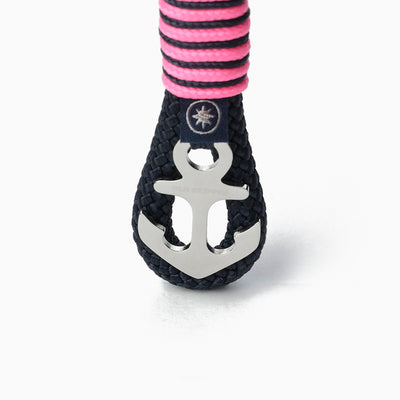 Pink Panther Nautical Rope Keychain