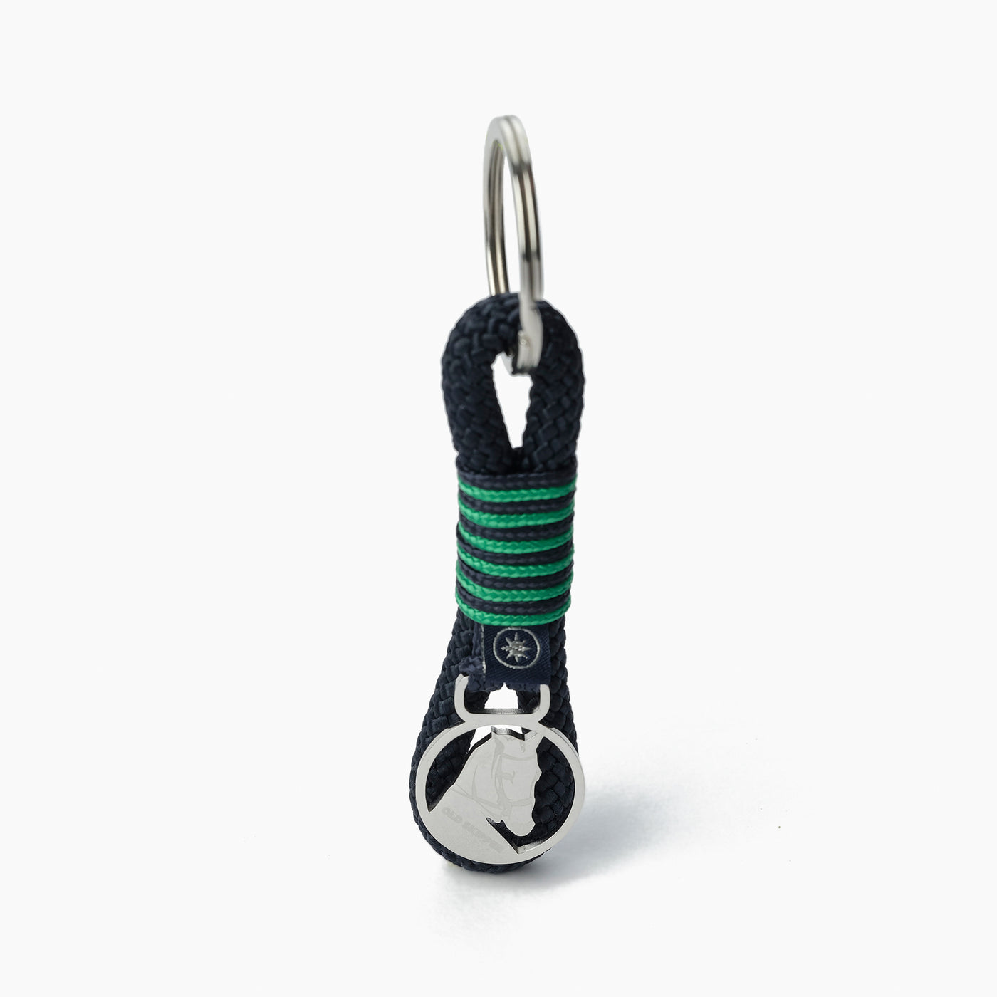 Emerald Seascape Nautical Rope Keychain