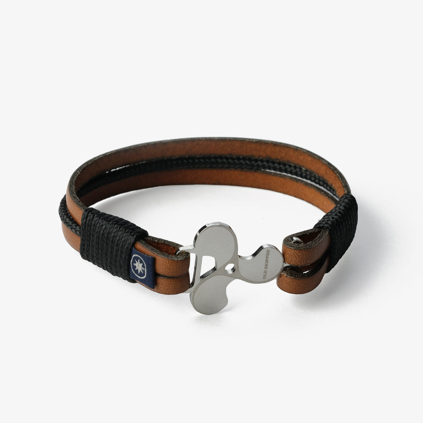 Leather Bracelet Brown Seafarer