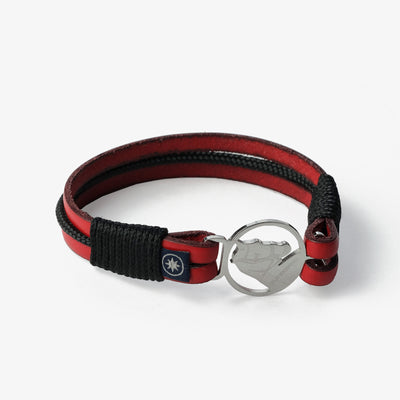 Leather Bracelet Scarlet