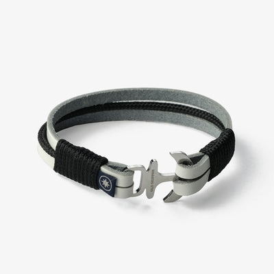 Leather Bracelet White Squall