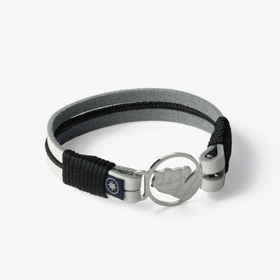 Leather Bracelet White Squall