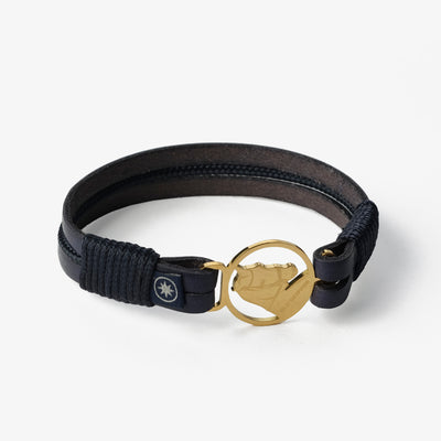 Leather Bracelet Jack Tar Golden