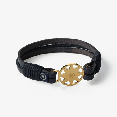 Leather Bracelet Jack Tar Golden
