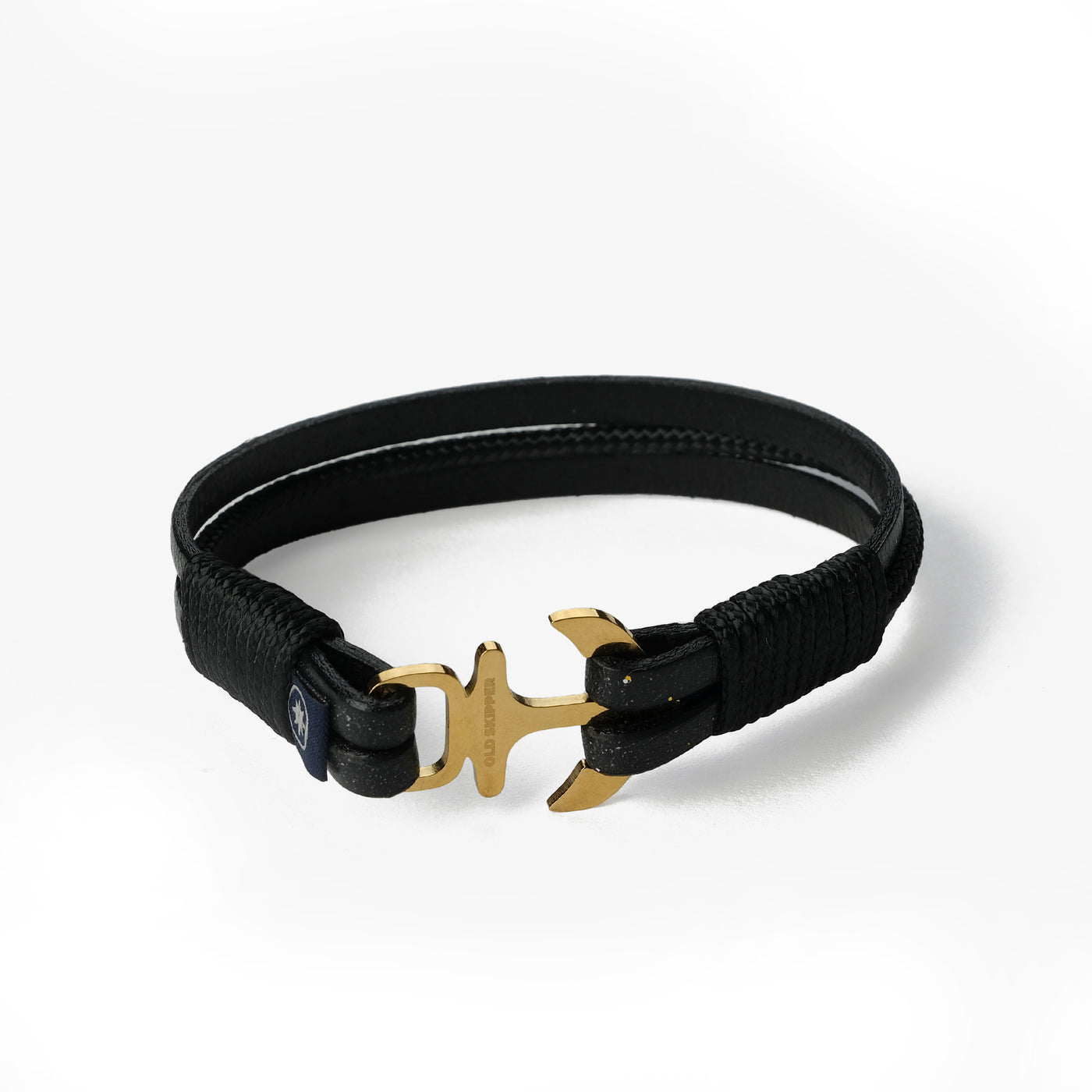 Golden Mariners Leather Bracelet