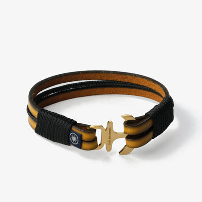 Leather Bracelet Royal Bee Golden