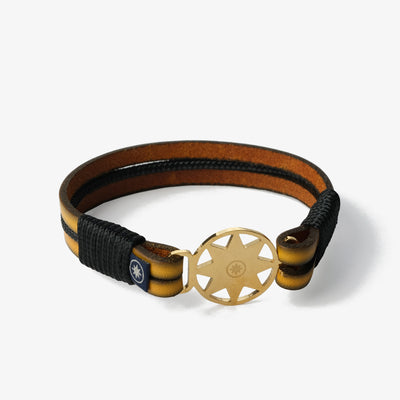 Leather Bracelet Royal Bee Golden