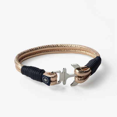 Golden Sunset Metallic Nappa Leather Bracelet