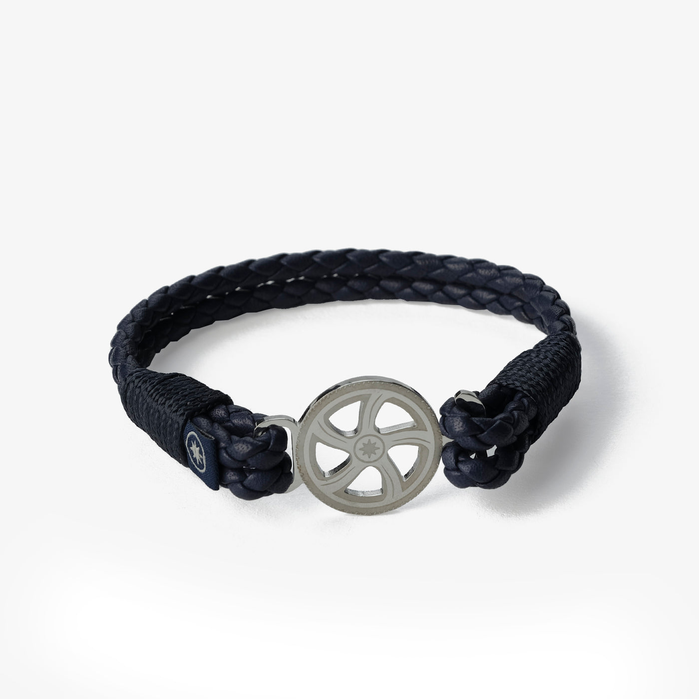 Black Pearl Braided Nappa Leather Bracelet