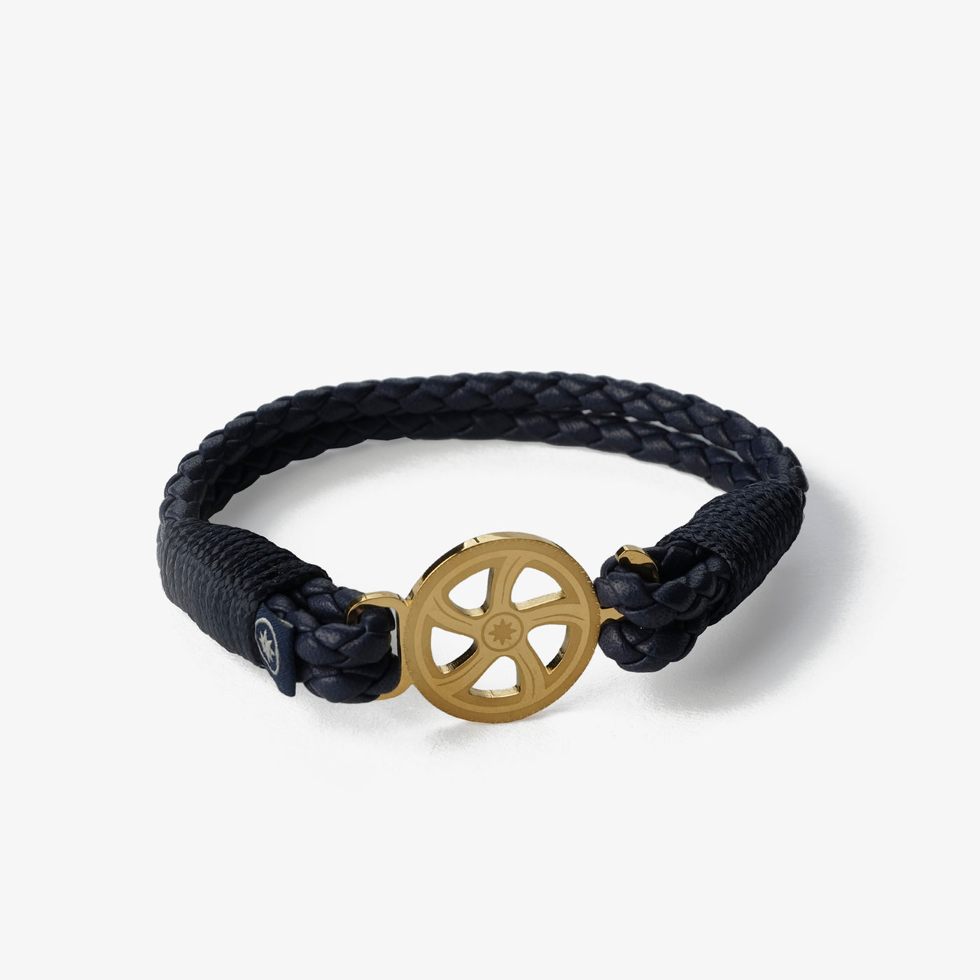 Black Pearl Braided Nappa Leather Bracelet